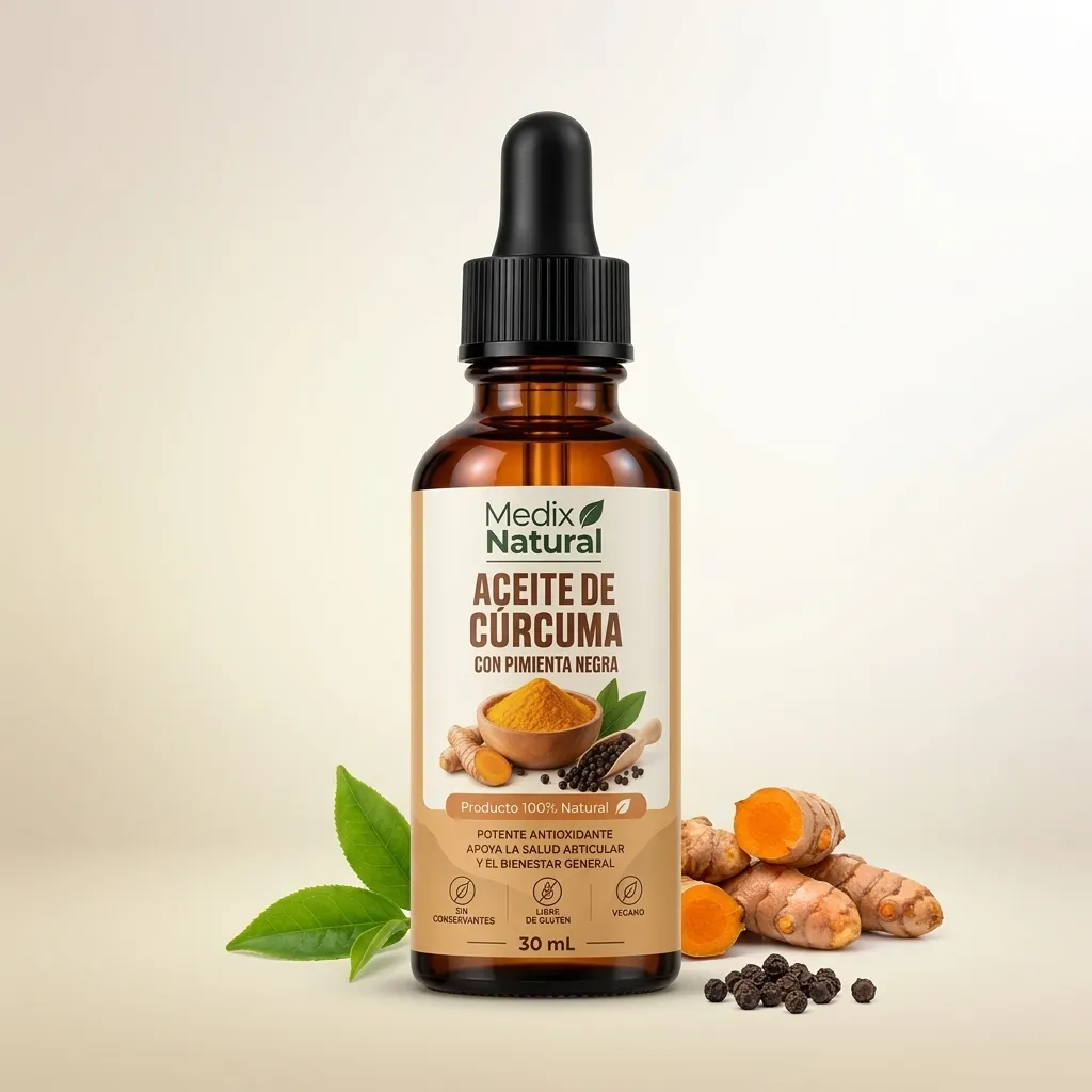 Aceite de Cúrcuma y Pimienta Negra | Tu aliado para sentirte bien