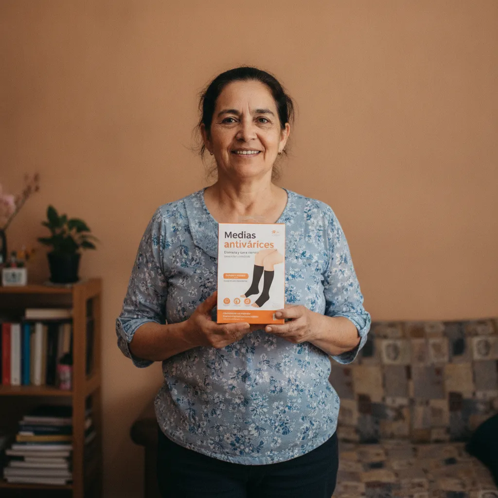 Foto: persona con el producto